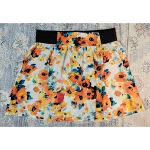 New, Joe B Floral Skirt